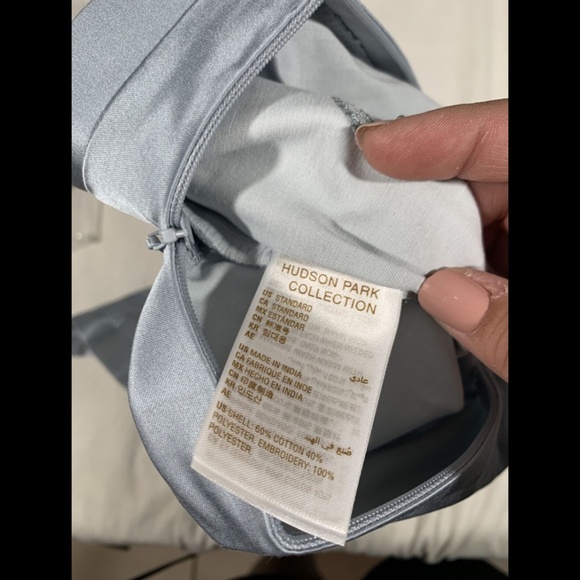 NIB [‎ 1 Standard ] Sham for Hudson Park Embroidered Tile - Picture 9 of 12